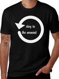 Stay in the Moment Graphic Tee - Black