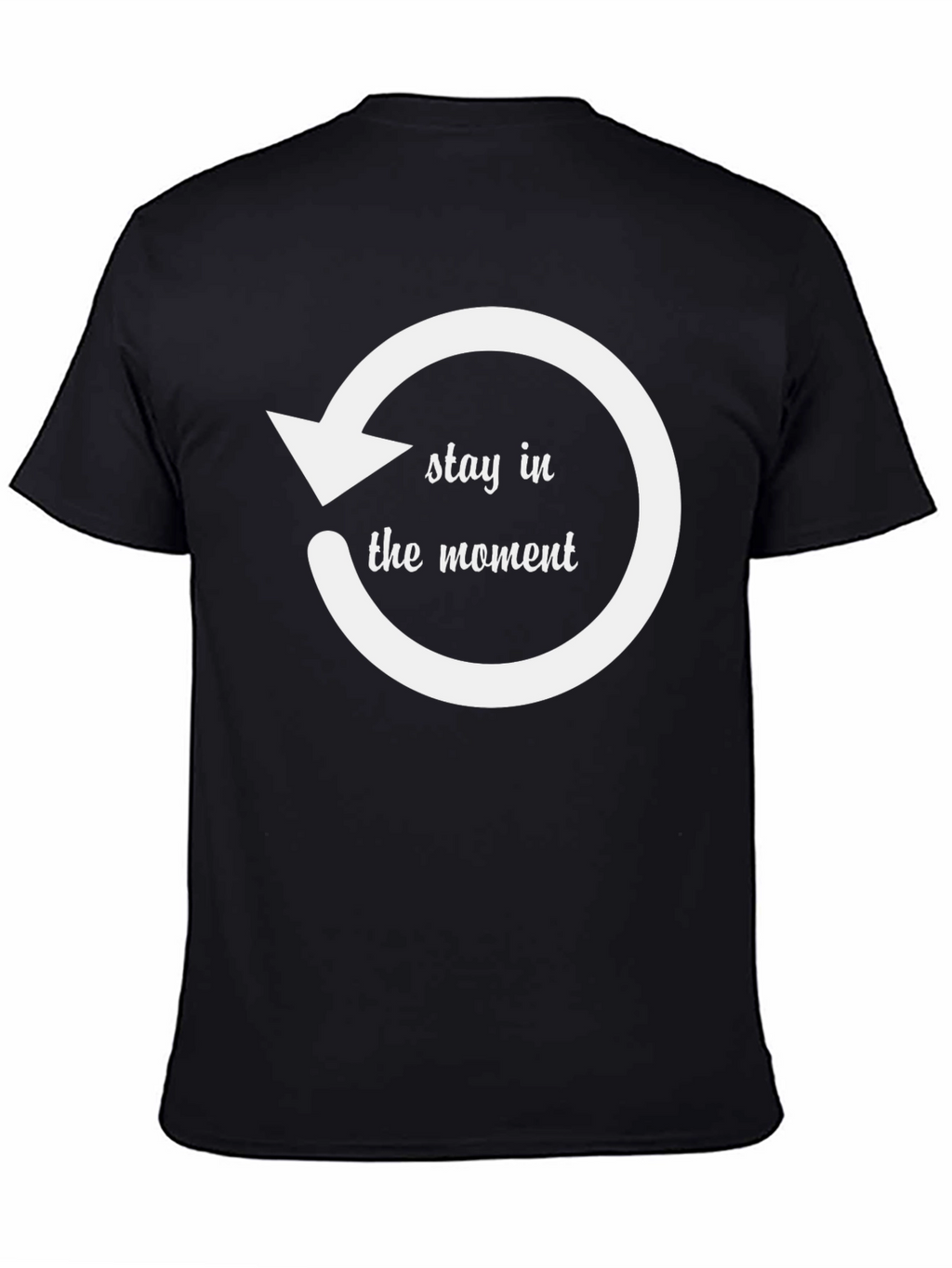 Stay in the Moment Graphic Tee - Black