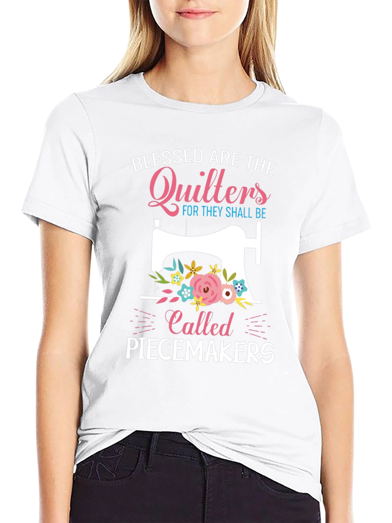 Blessed Quilters Piecemakers T-Shirt