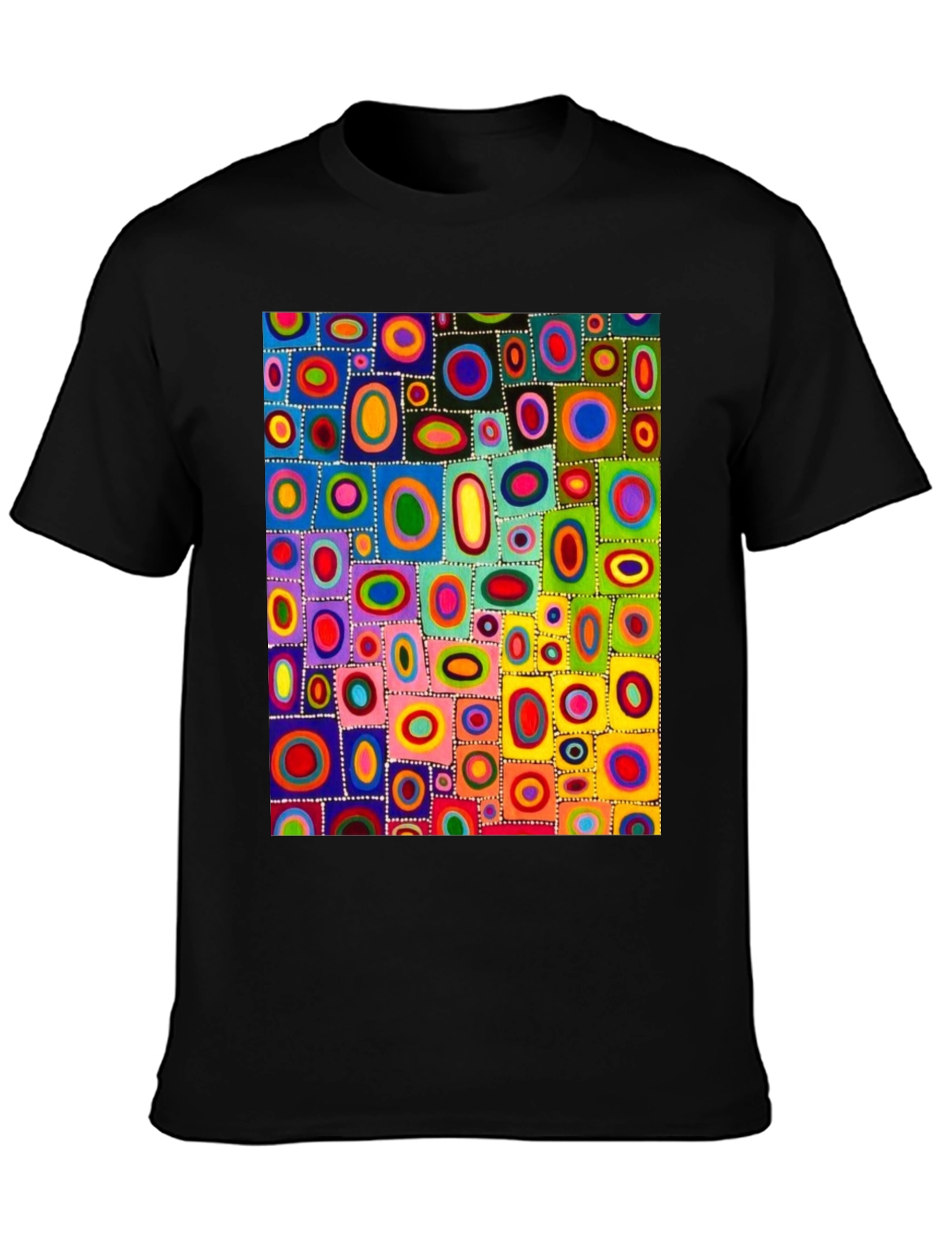 Abstract Geometric Colorful Art T-Shirt