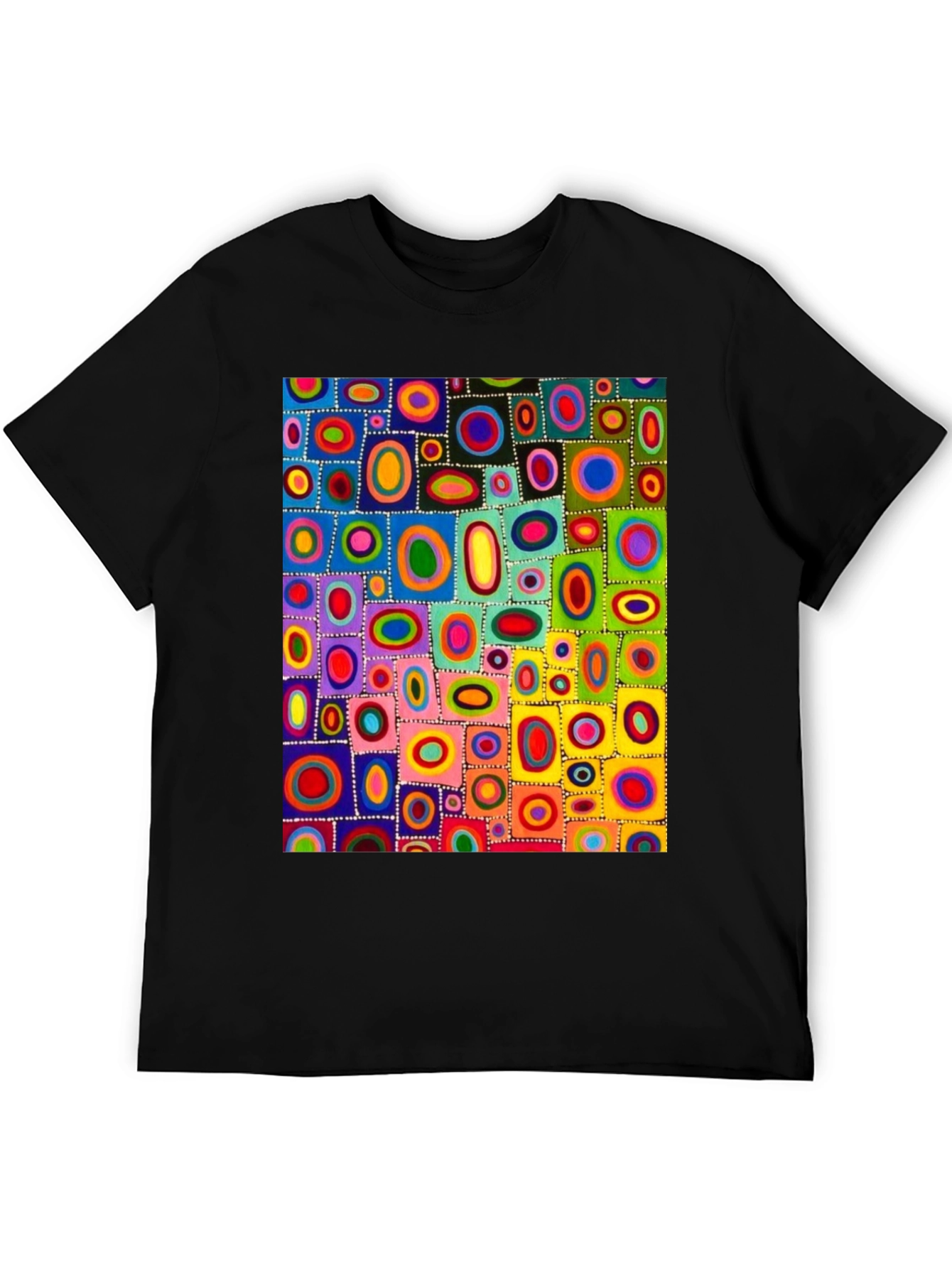 Abstract Geometric Colorful Art T-Shirt