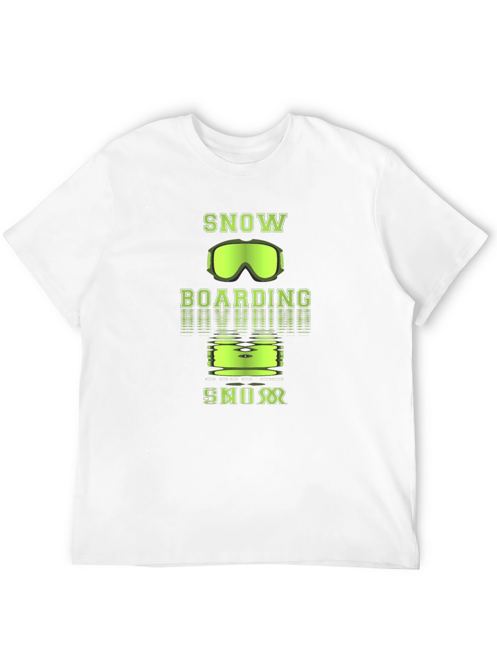 Snowboarding Graphic Tee - Black