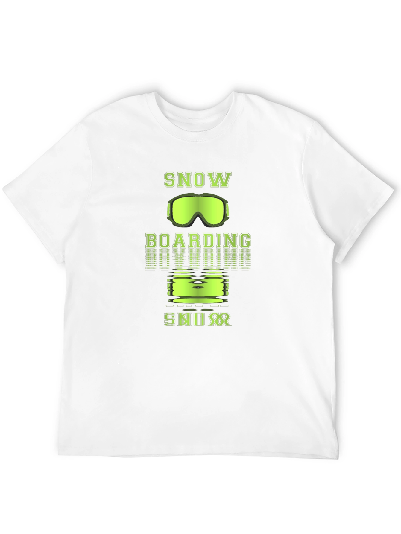Snowboarding Graphic Tee - Black