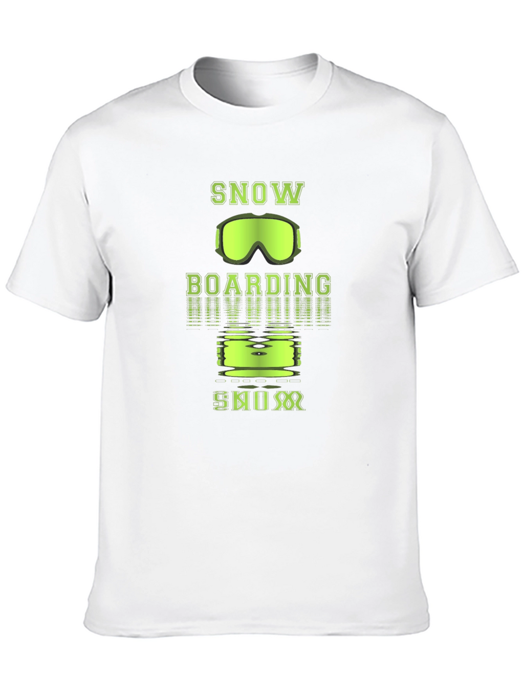 Snowboarding Graphic Tee - Black