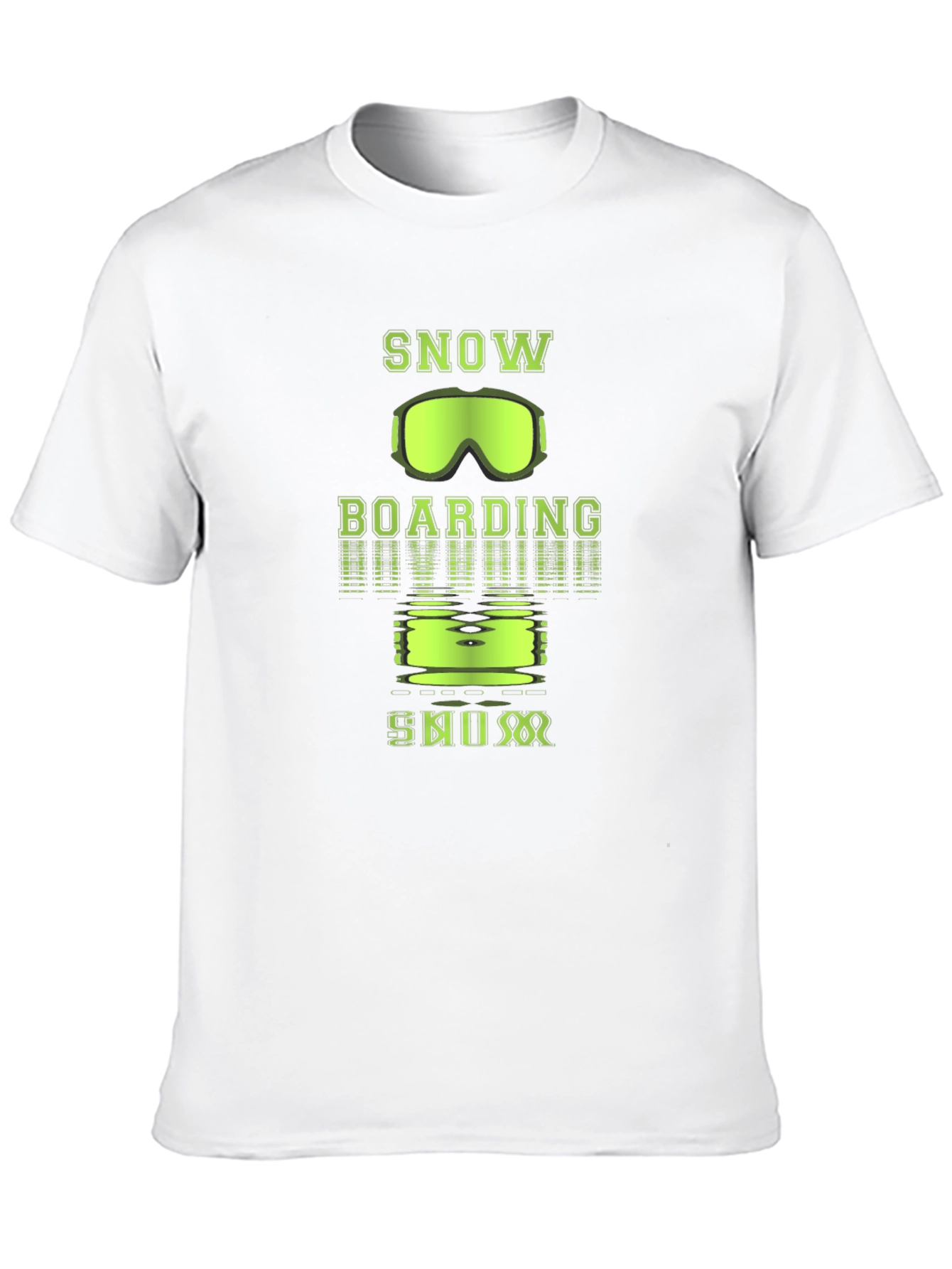 Snowboarding Graphic Tee - Black