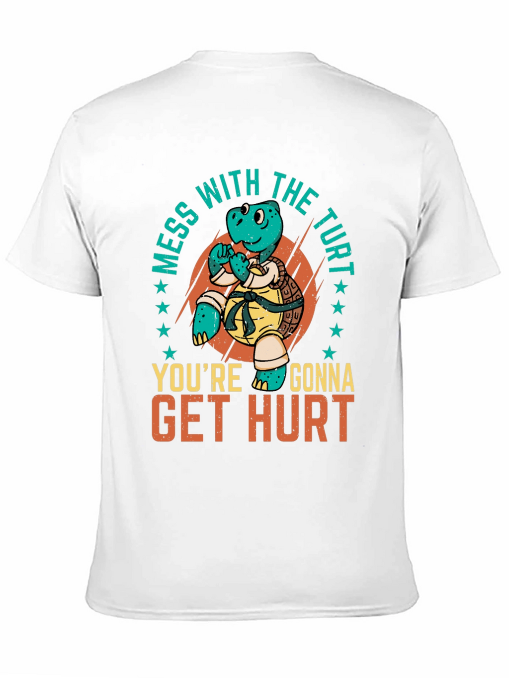 Martial Arts Turtle T-Shirt - Mess with the Turt