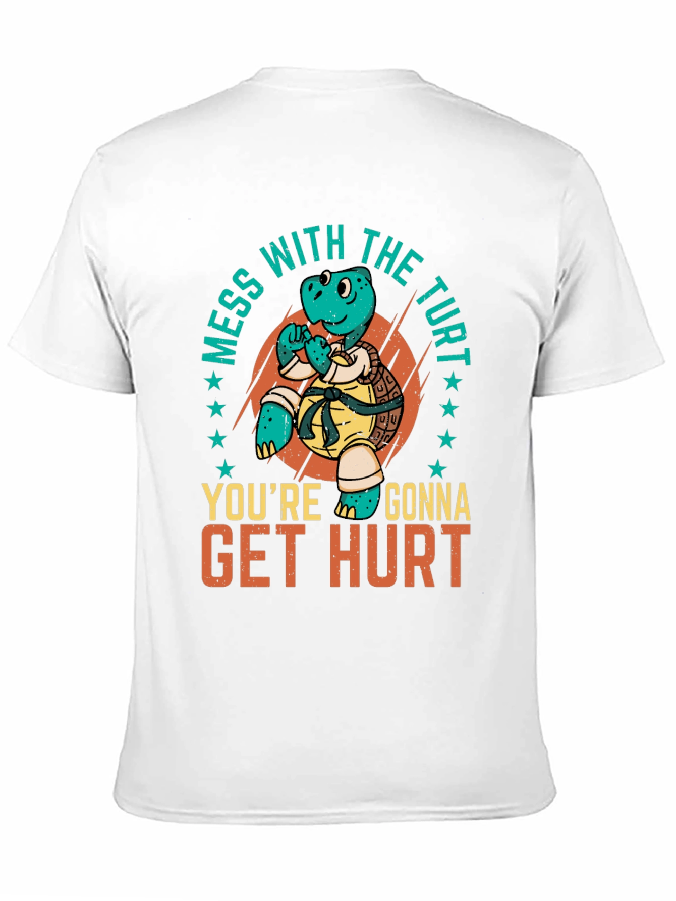 Martial Arts Turtle T-Shirt - Mess with the Turt