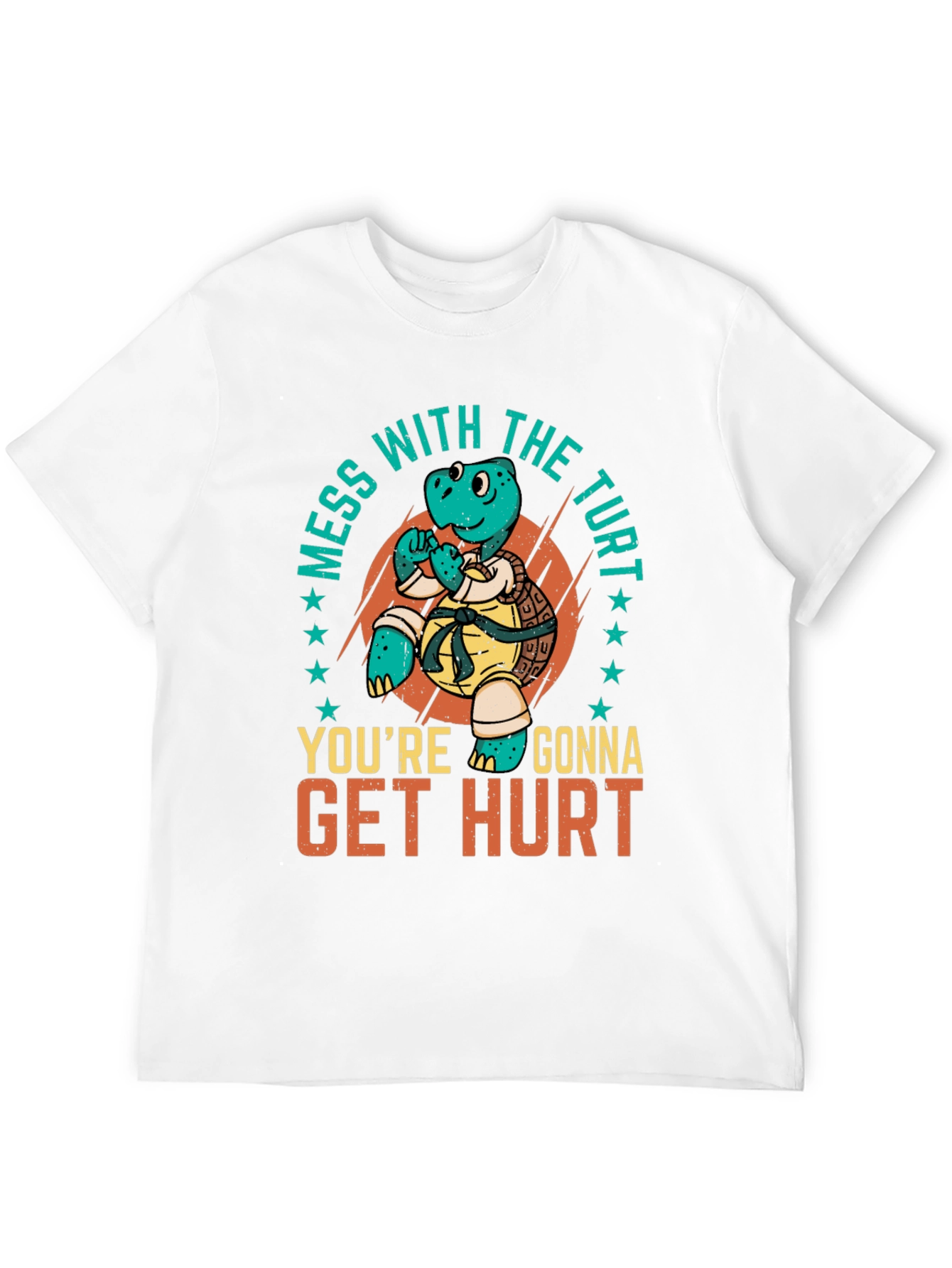 Martial Arts Turtle T-Shirt - Mess with the Turt
