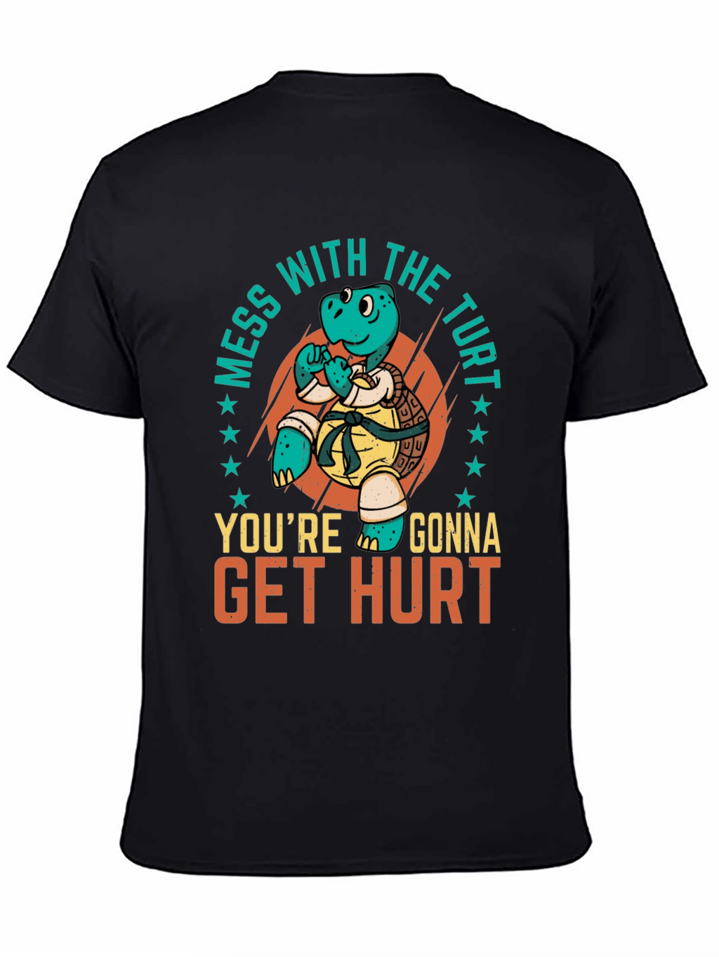 Martial Arts Turtle T-Shirt - Mess with the Turt