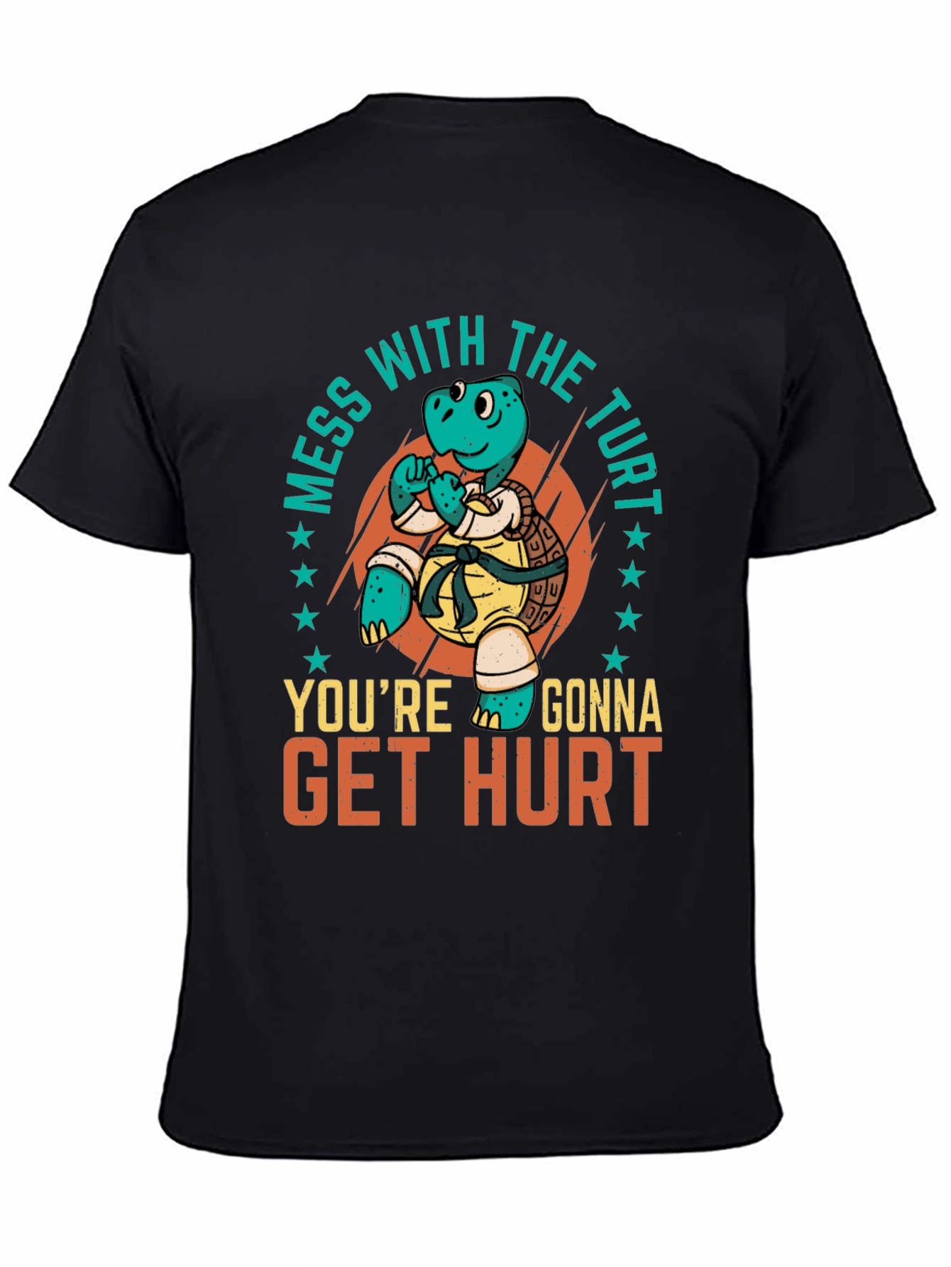 Martial Arts Turtle T-Shirt - Mess with the Turt