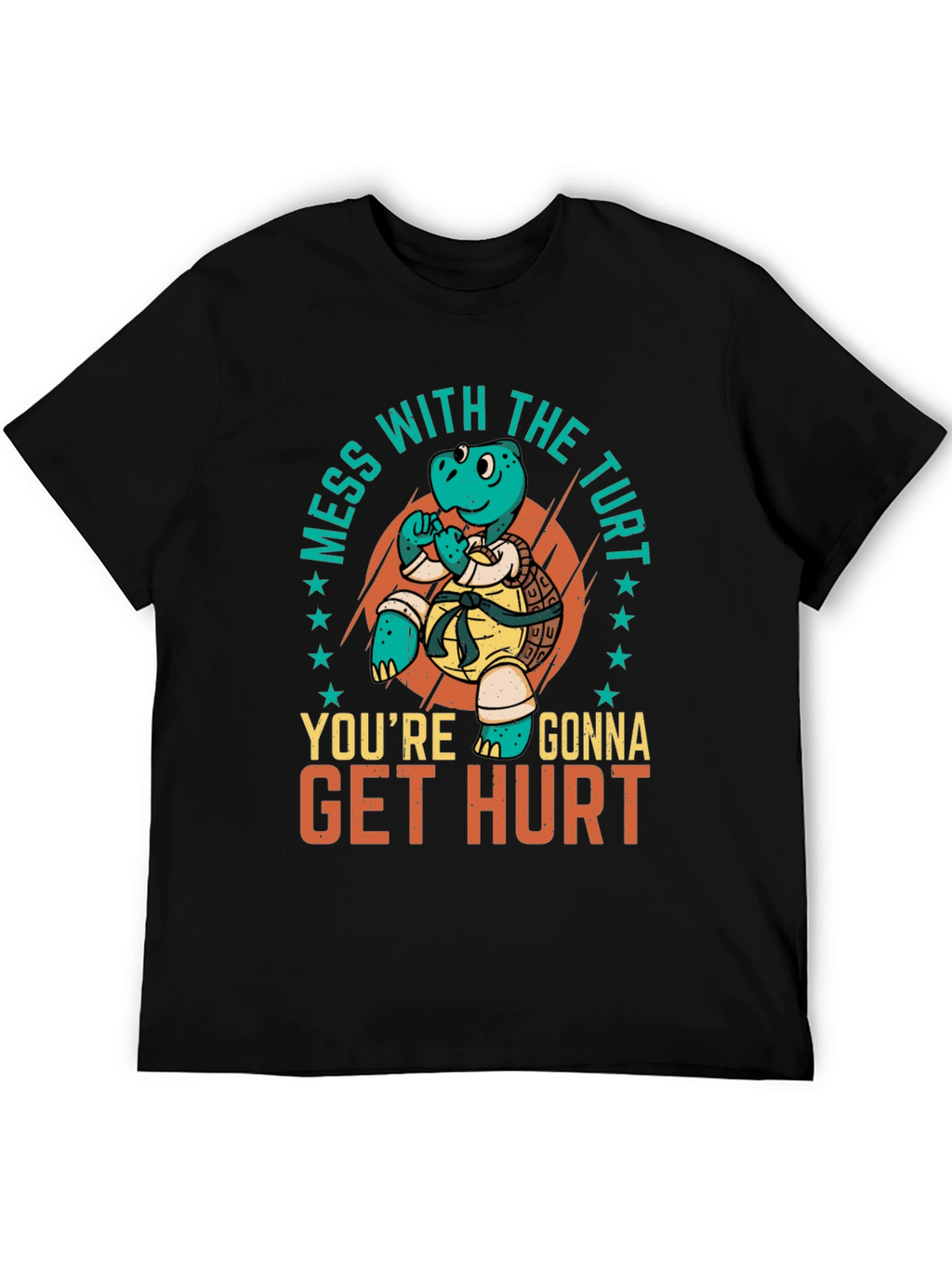 Martial Arts Turtle T-Shirt - Mess with the Turt