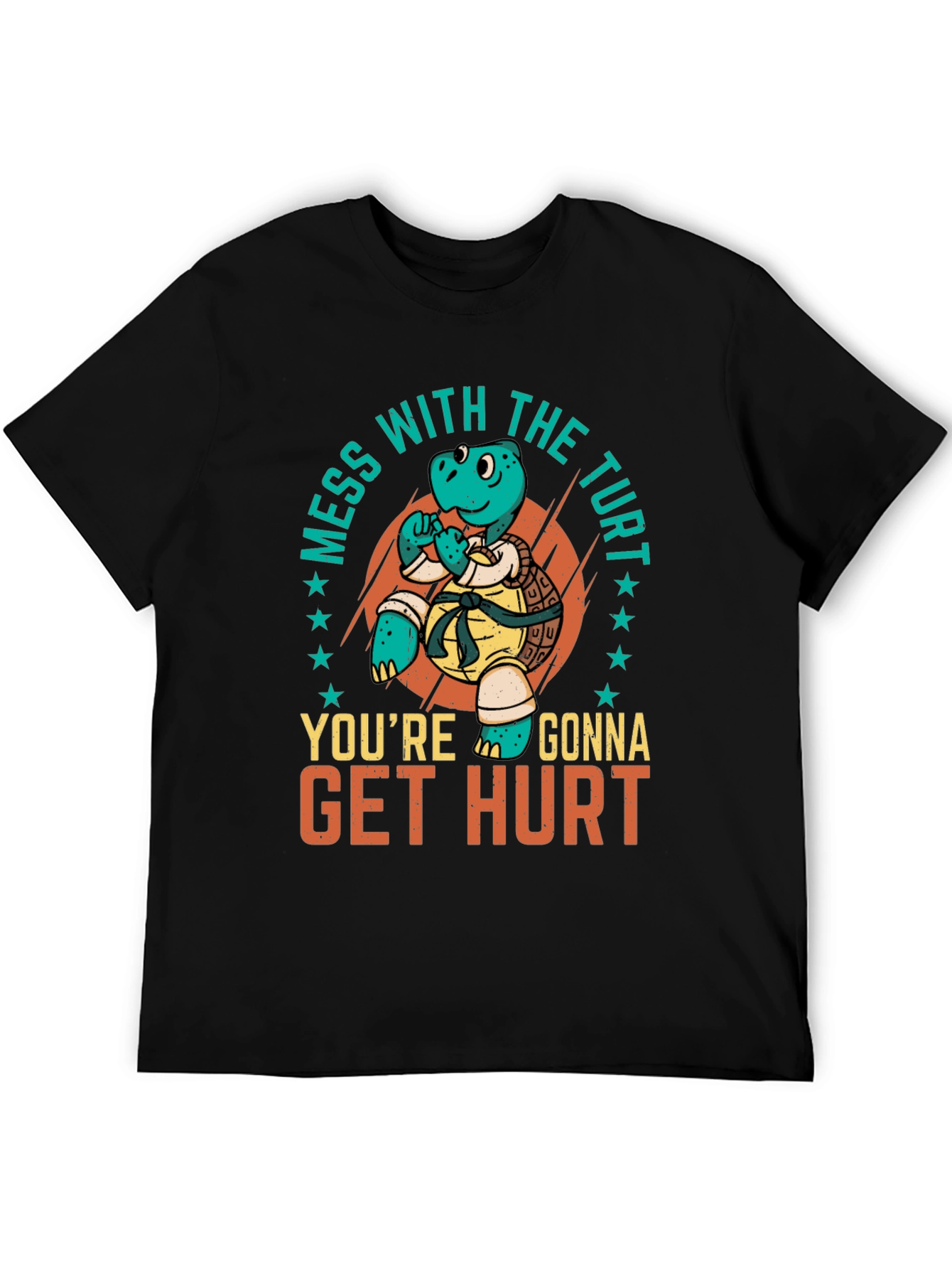 Martial Arts Turtle T-Shirt - Mess with the Turt
