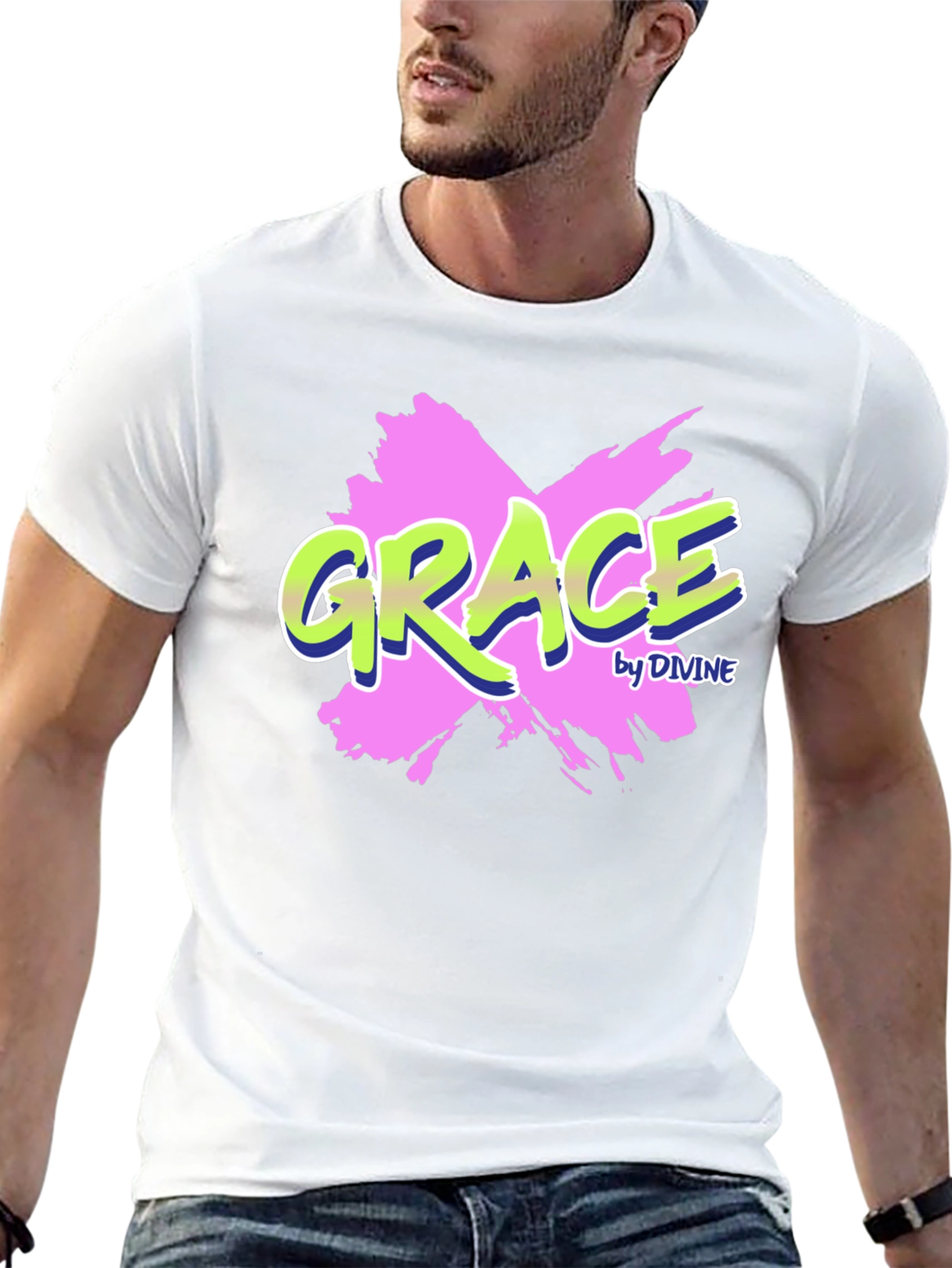 Grace by Divine Black T-Shirt