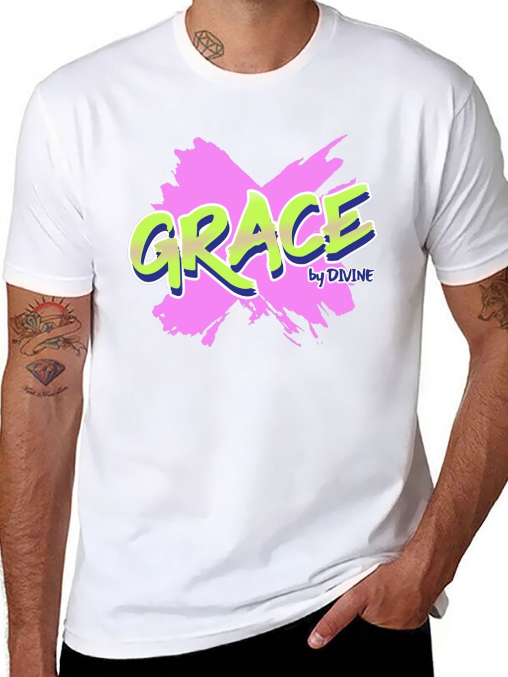 Grace by Divine Black T-Shirt