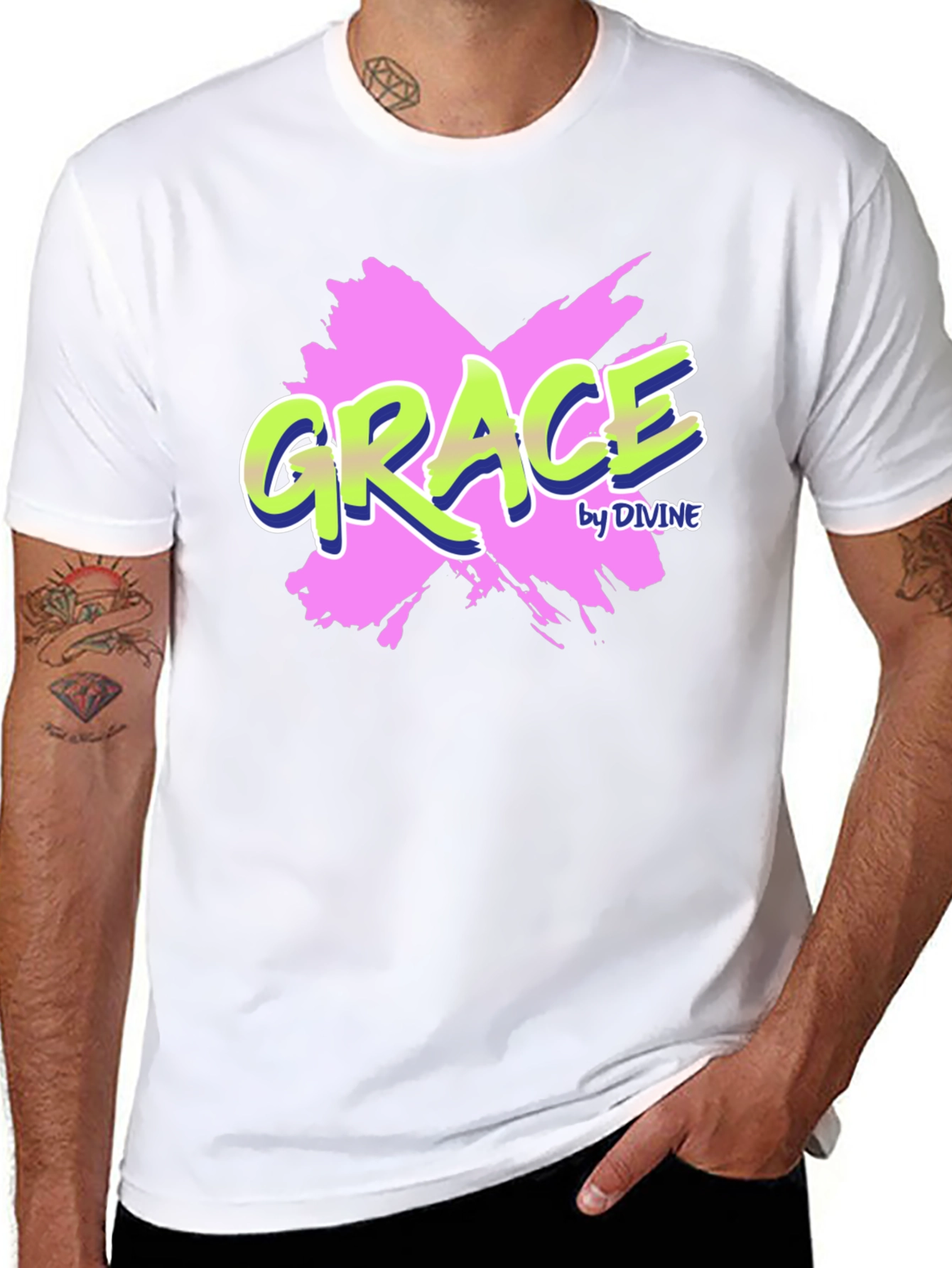 Grace by Divine Black T-Shirt