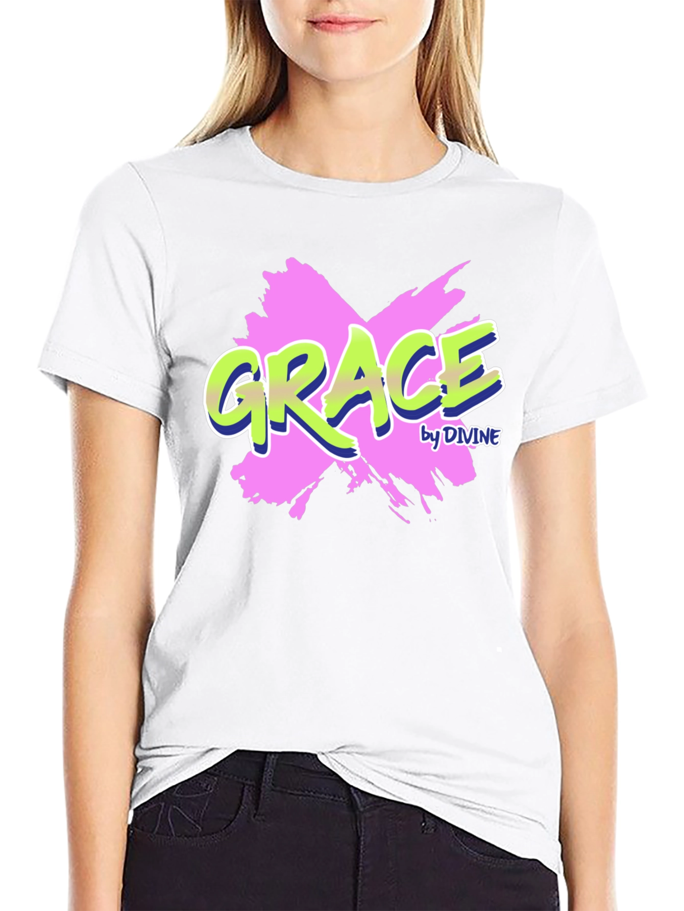 Grace by Divine Black T-Shirt