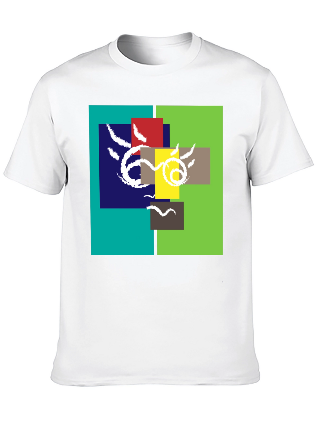 Abstract Geometric T-Shirt - Unique Design