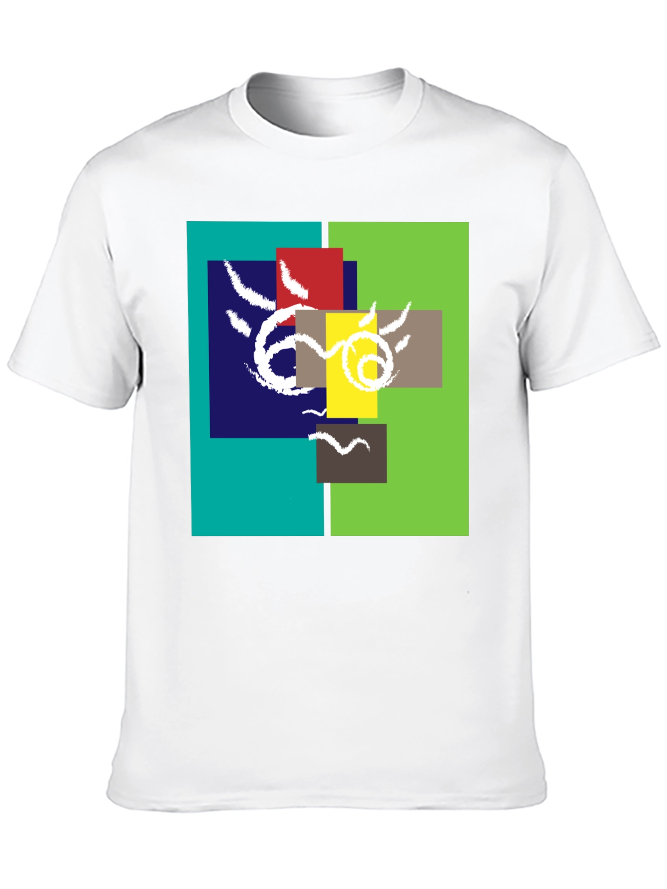 Abstract Geometric T-Shirt - Unique Design