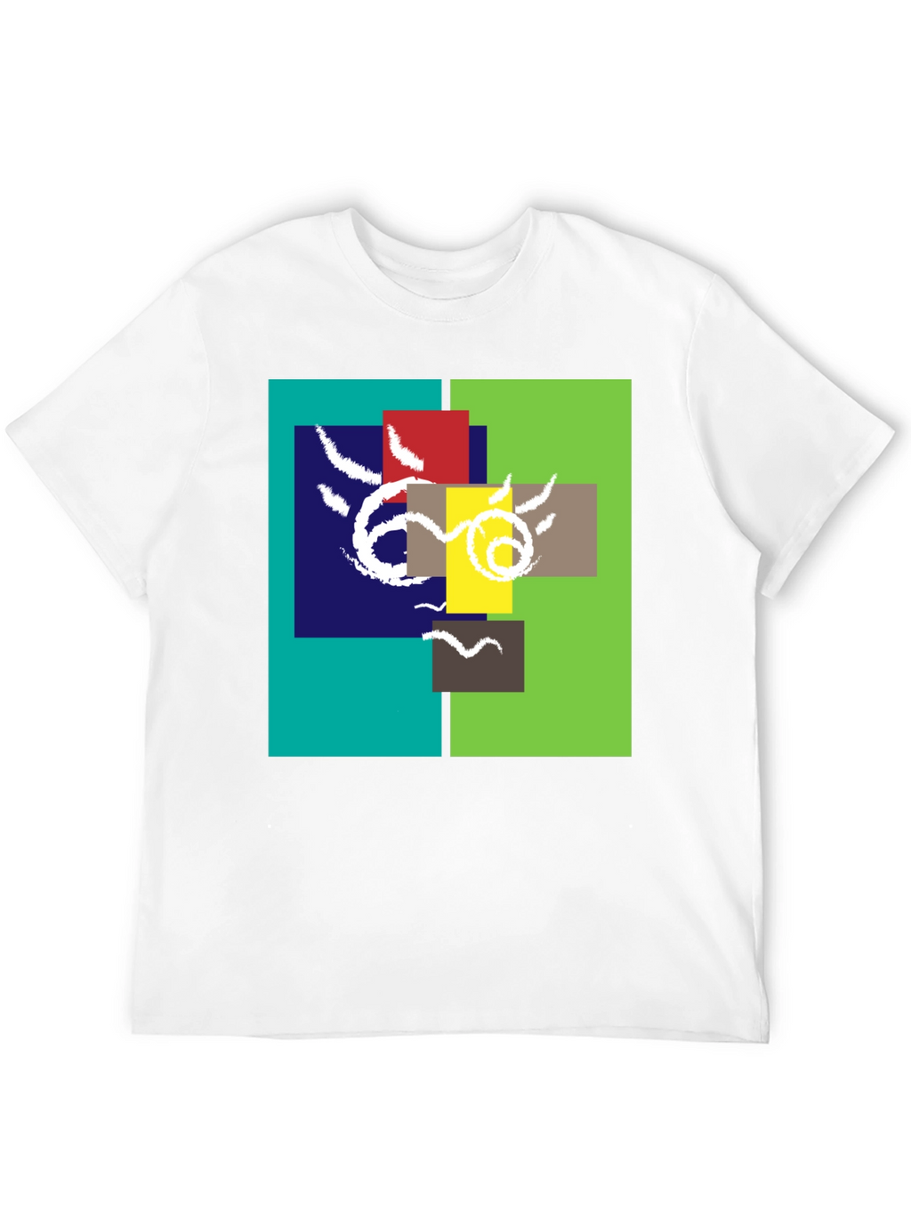 Abstract Geometric T-Shirt - Unique Design
