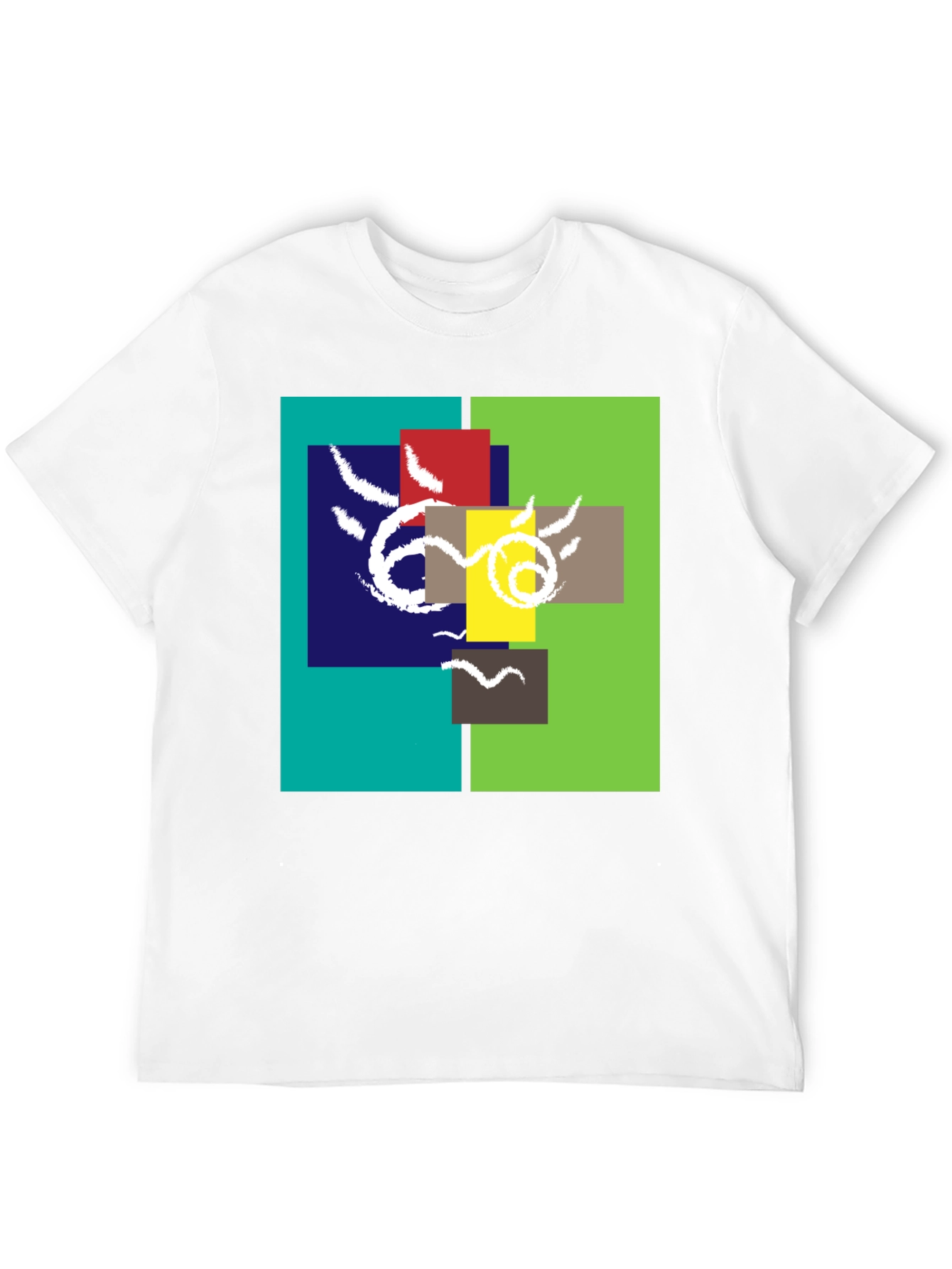 Abstract Geometric T-Shirt - Unique Design