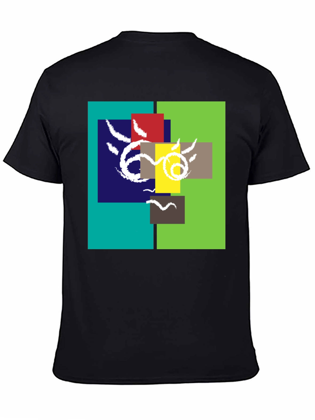 Abstract Geometric T-Shirt - Unique Design