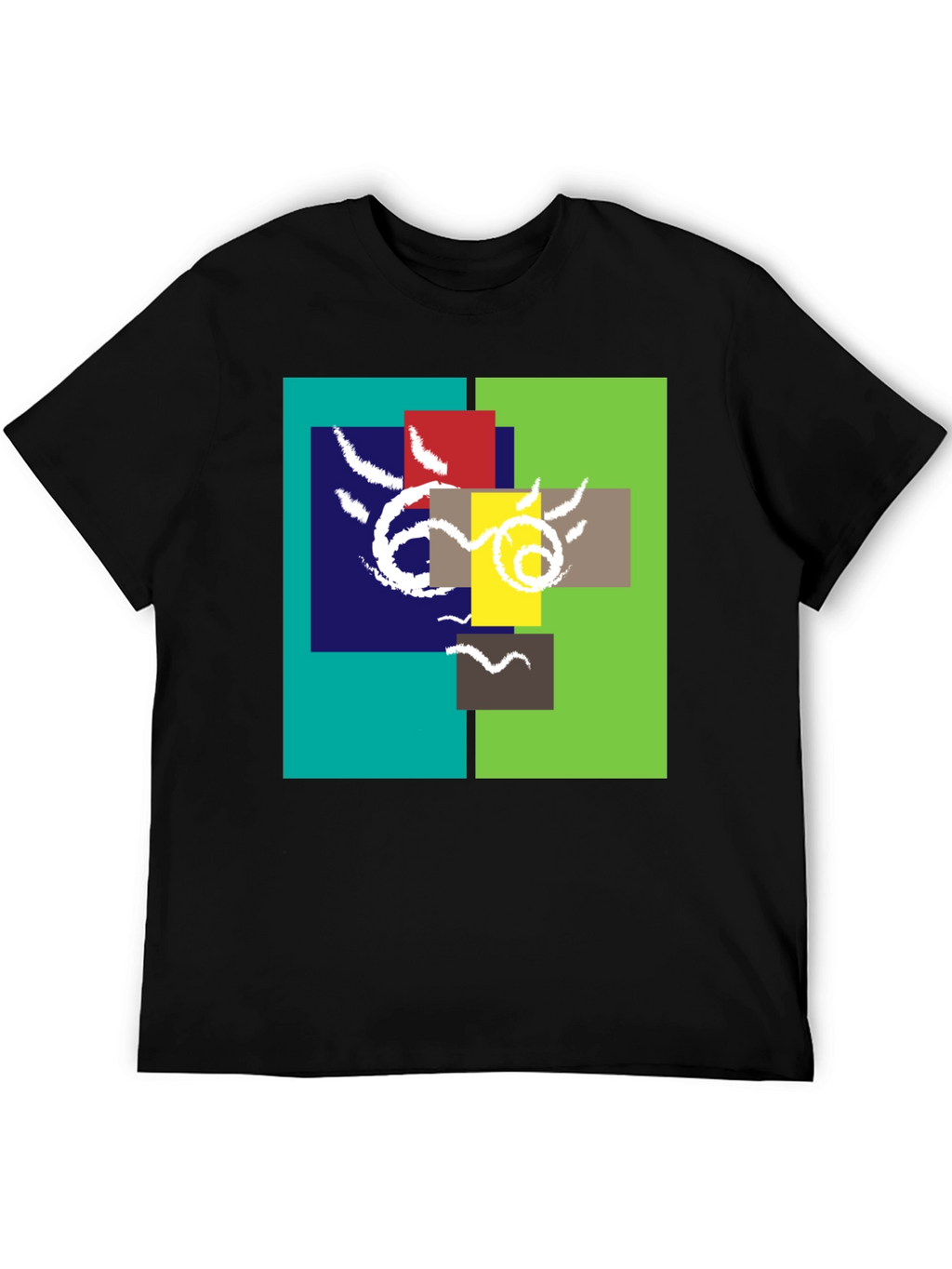 Abstract Geometric T-Shirt - Unique Design