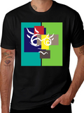 Abstract Geometric T-Shirt - Unique Design