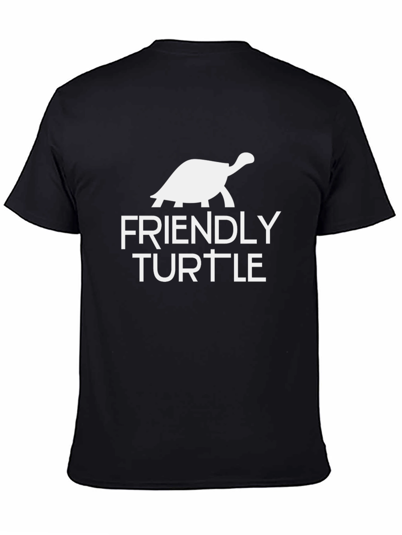 Friendly Turtle Graphic Tee - Soft Cotton Comfort