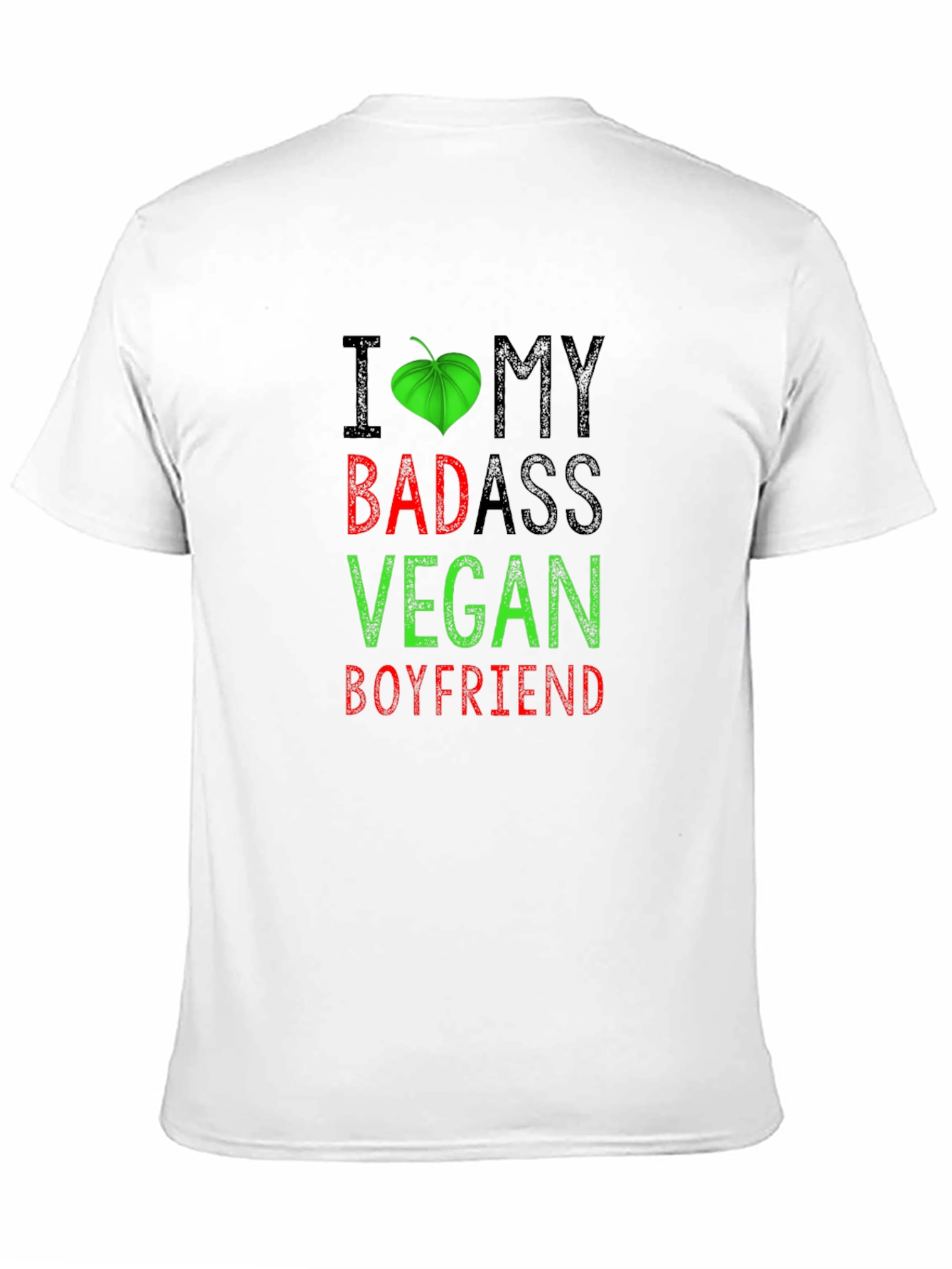 I Heart My Badass Vegan Boyfriend T-Shirt
