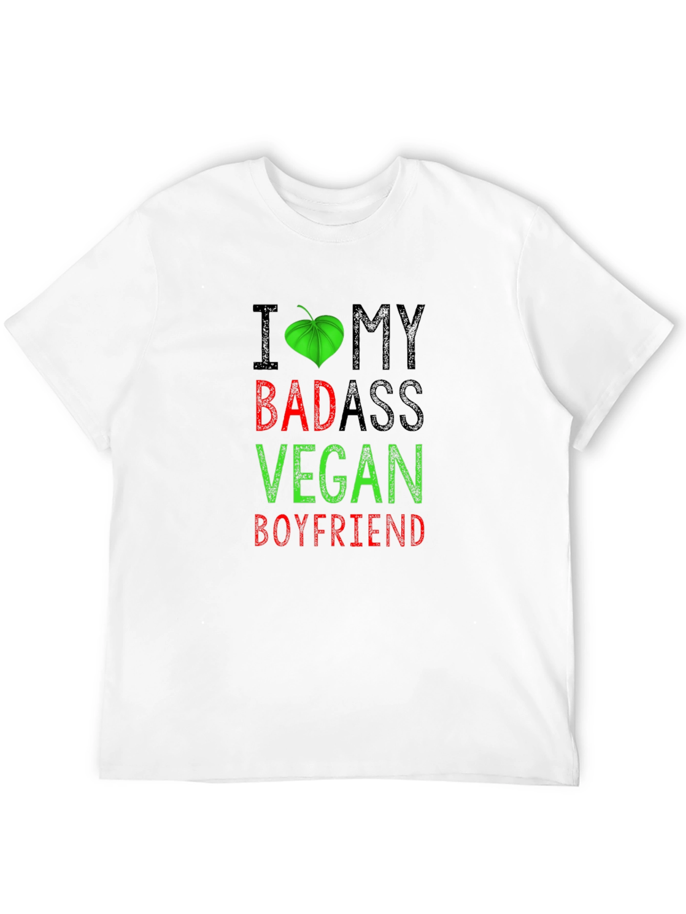 I Heart My Badass Vegan Boyfriend T-Shirt