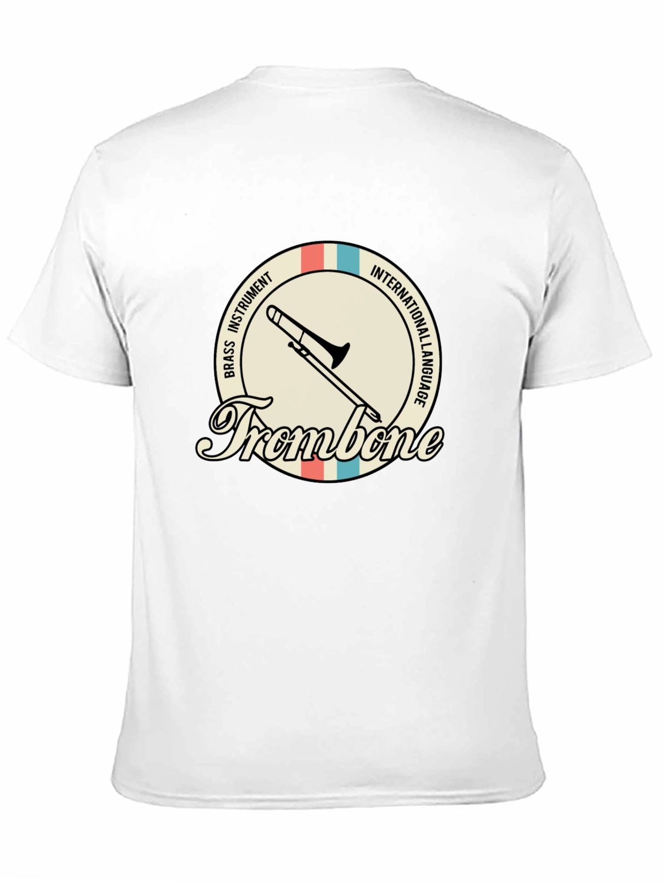 Trombone Instrument Graphic Tee - Music Lover Shirt