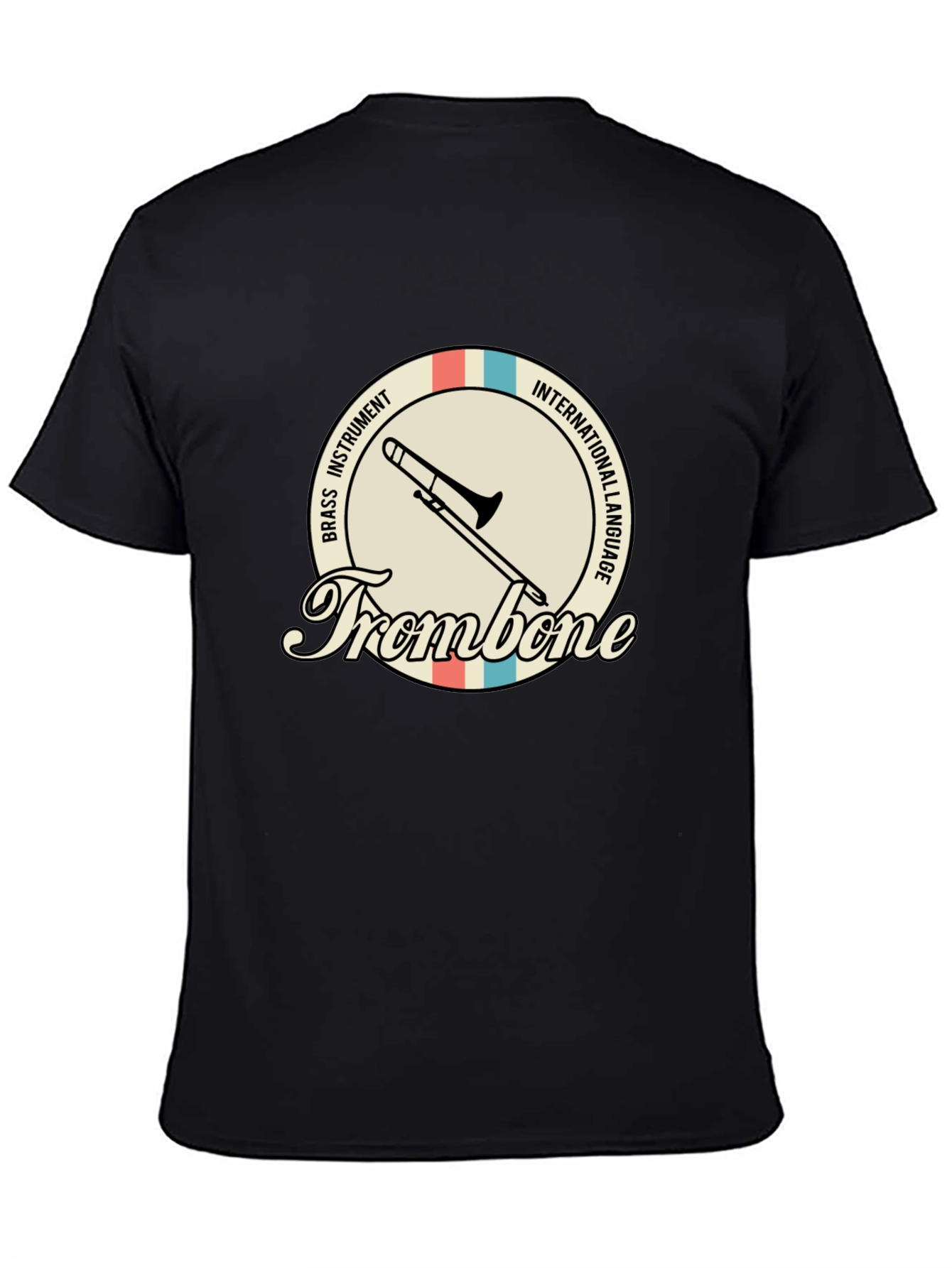 Trombone Instrument Graphic Tee - Music Lover Shirt