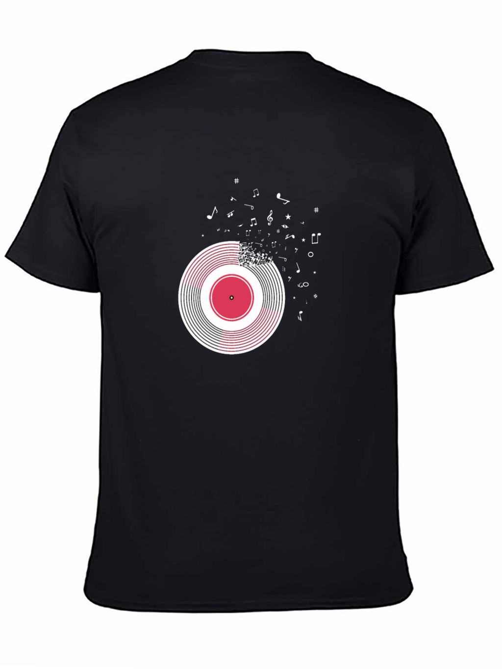 Vinyl Record Music Note Tee