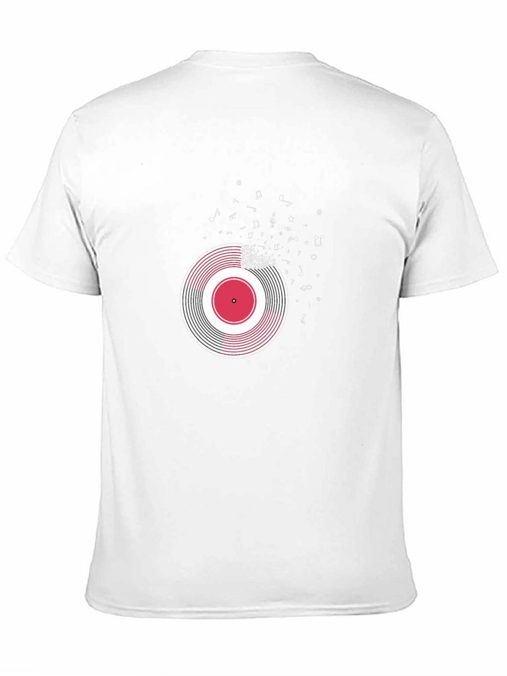 Vinyl Record Music Note Tee
