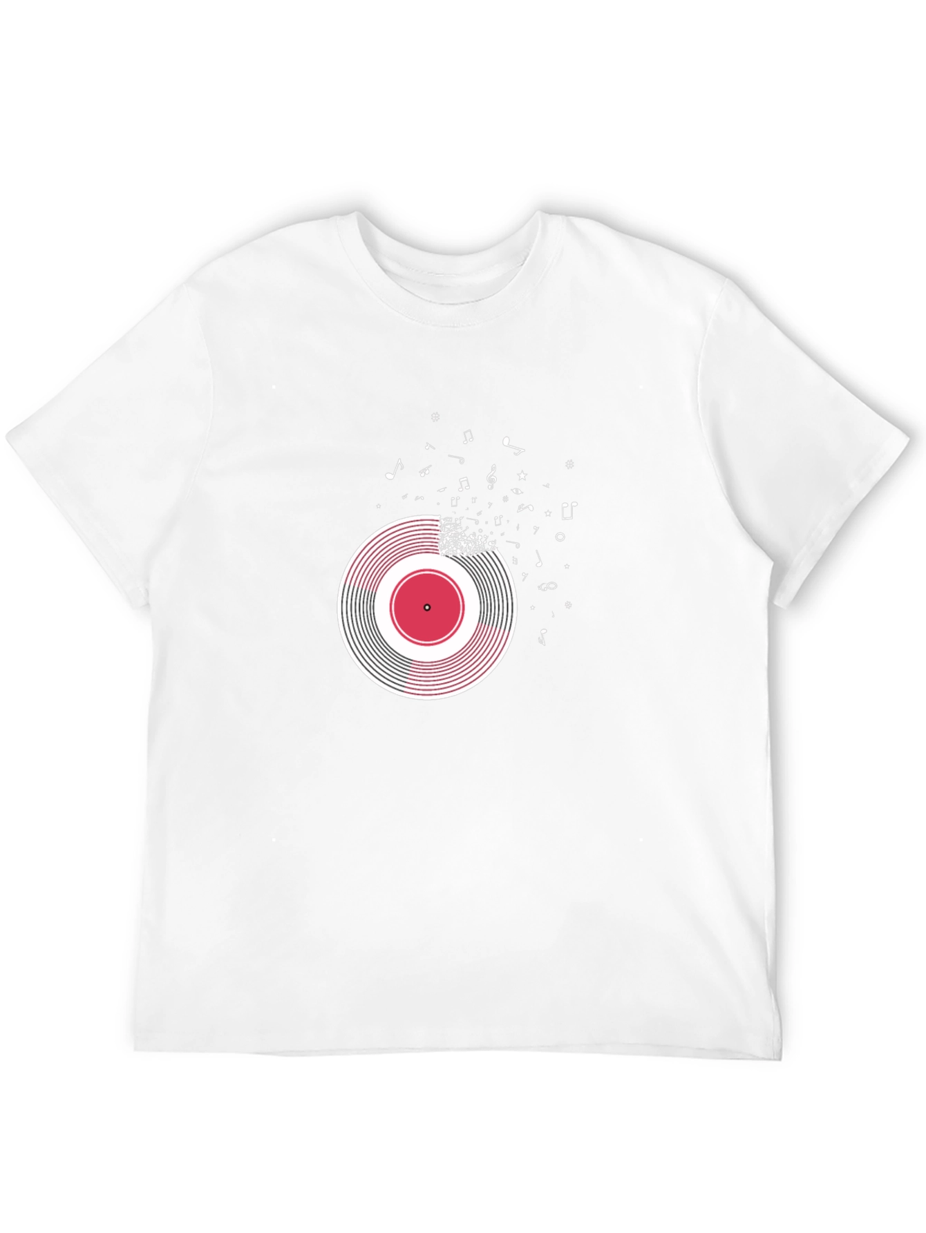 Vinyl Record Music Note Tee