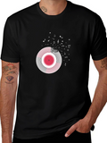 Vinyl Record Music Note Tee