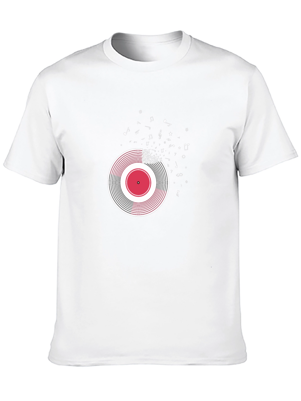 Vinyl Record Music Note Tee