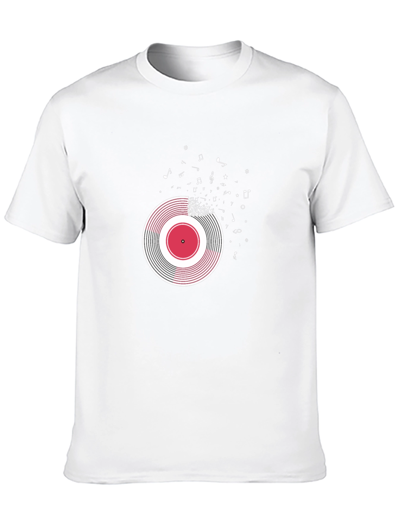 Vinyl Record Music Note Tee