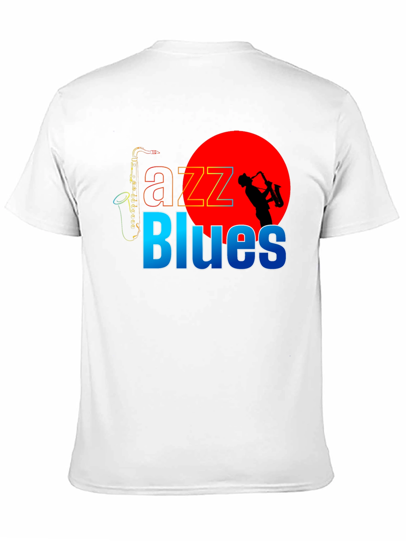 Jazz Blues Graphic Tee - Black