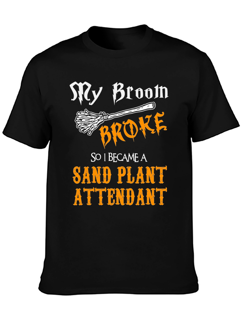 Funny Halloween Sand Plant Attendant T-Shirt