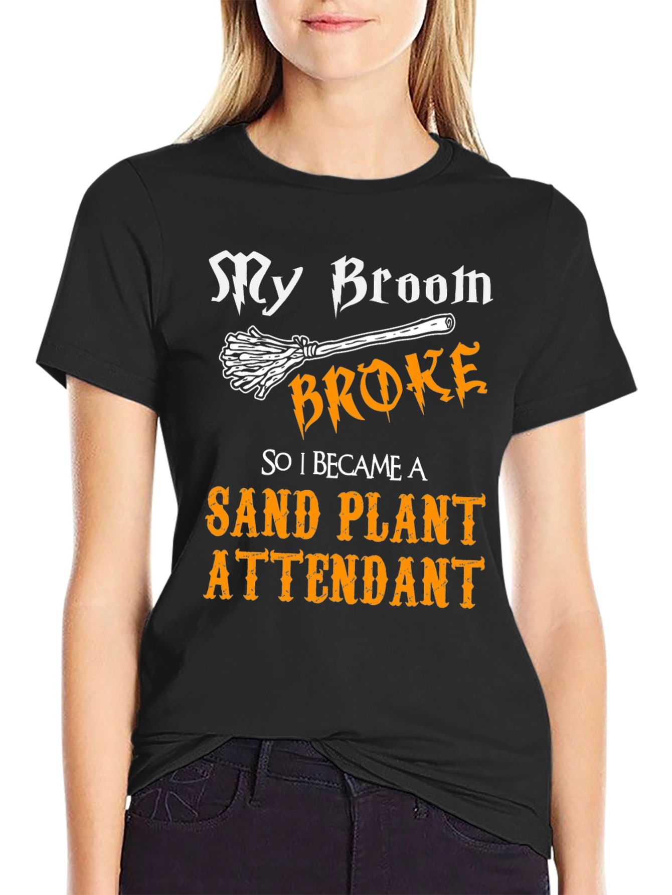 Funny Halloween Sand Plant Attendant T-Shirt
