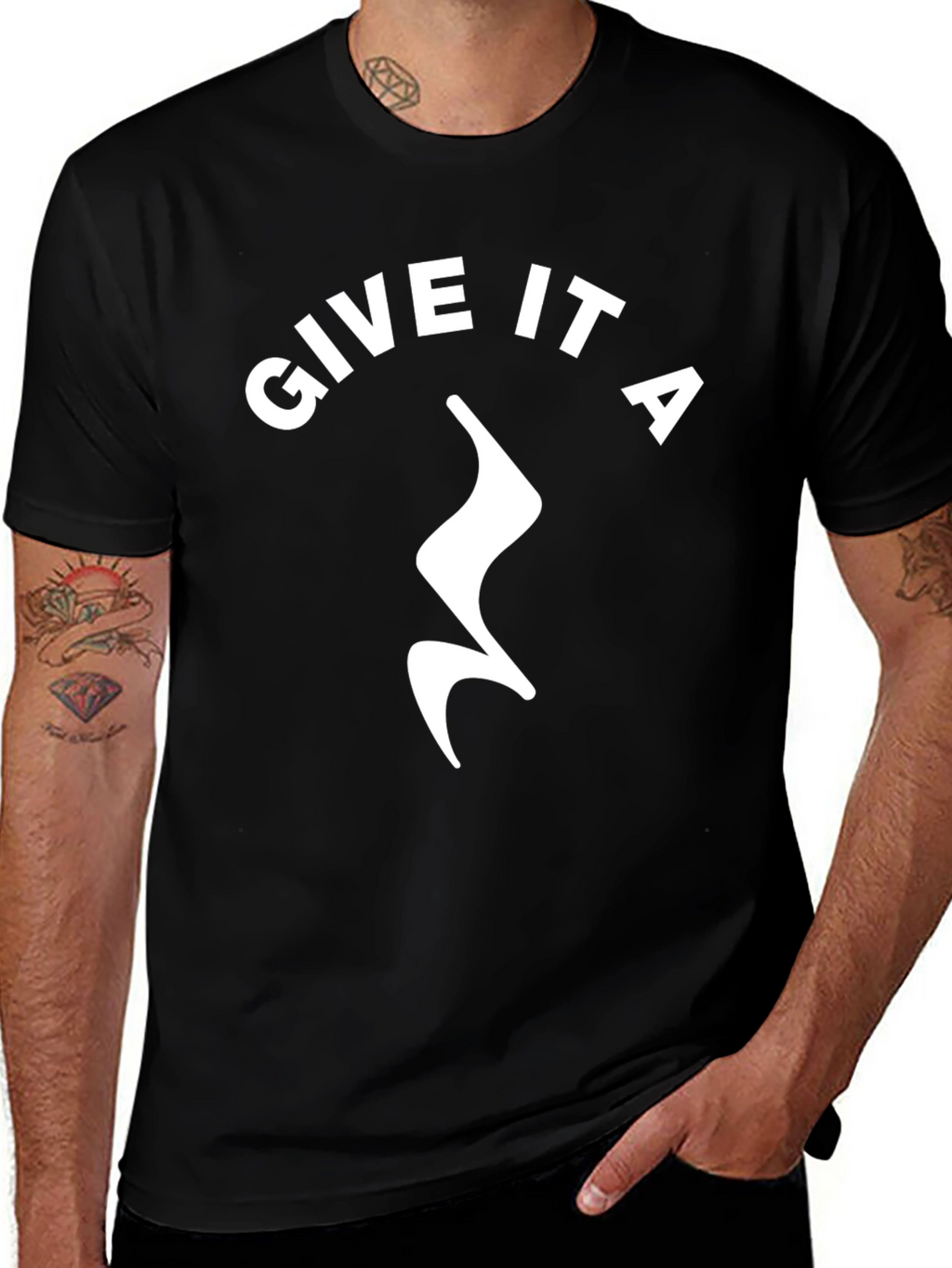 Give it a Rest Black Graphic Tee