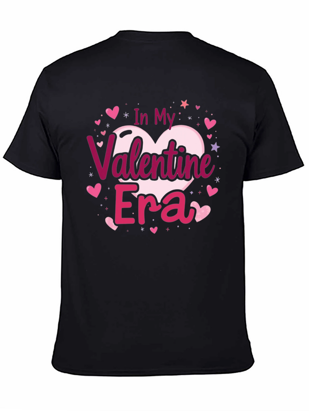 Valentines Era Graphic Tee - Black