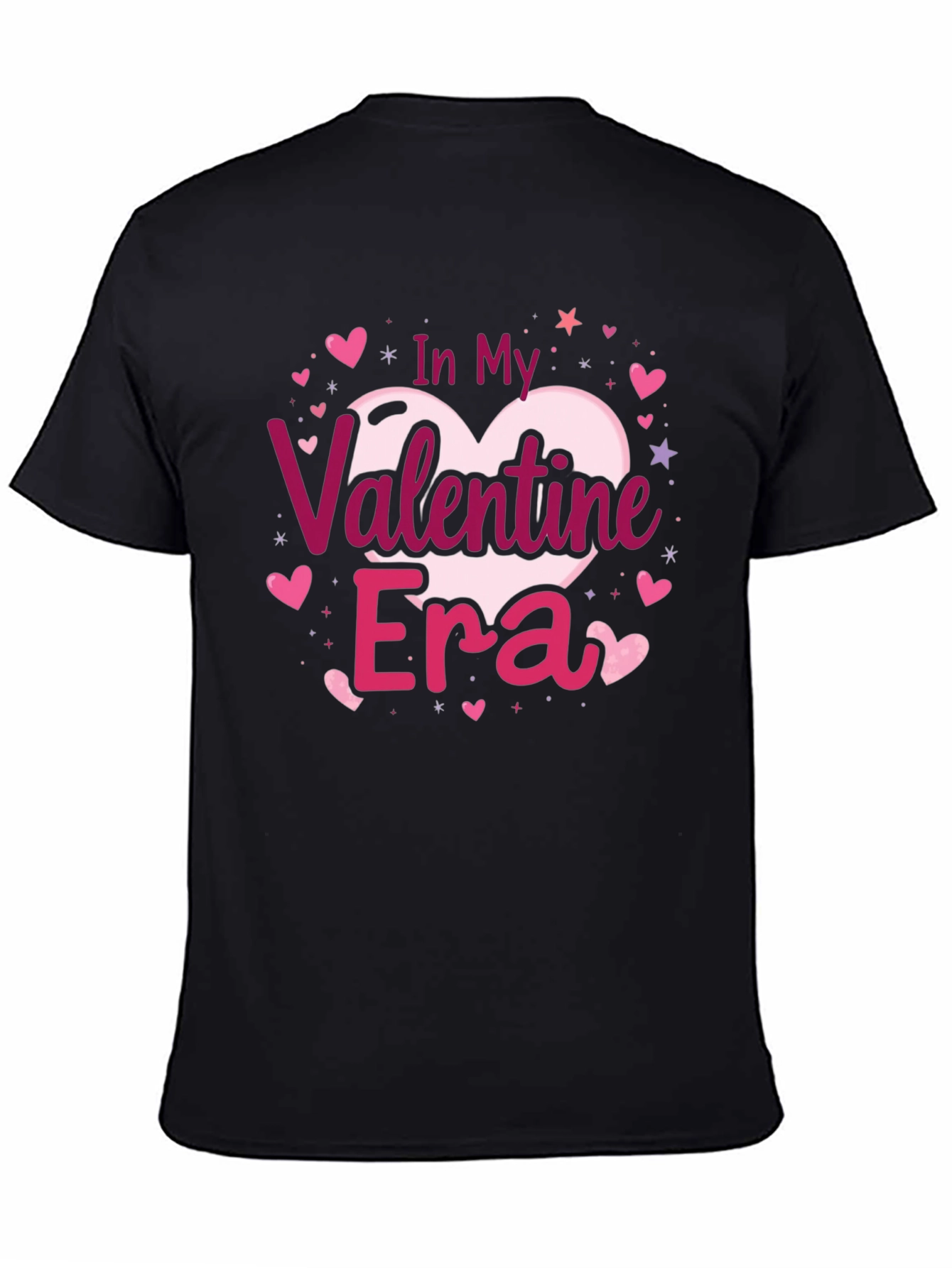 Valentines Era Graphic Tee - Black