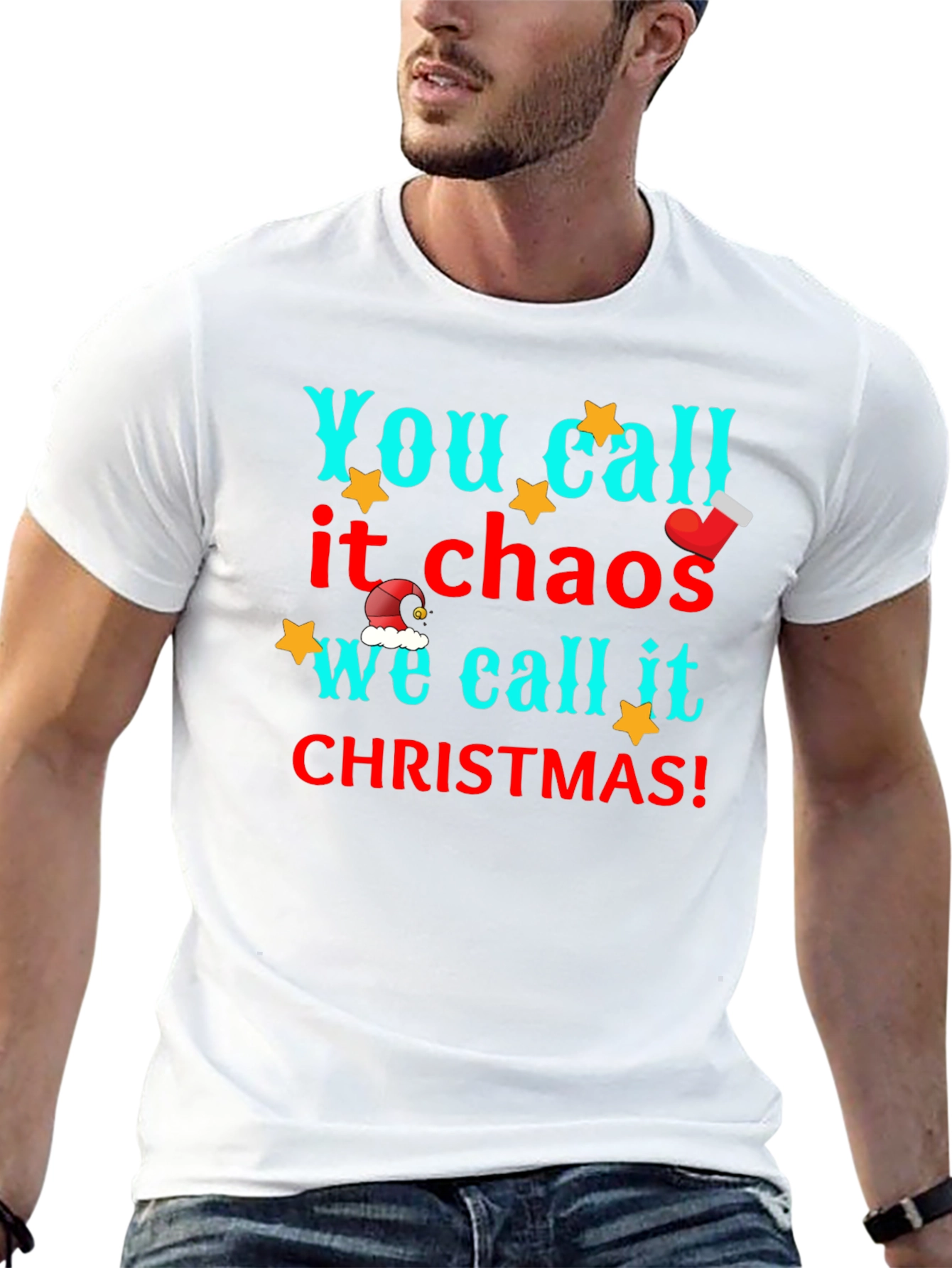 You Call it Chaos Christmas Graphic Tee