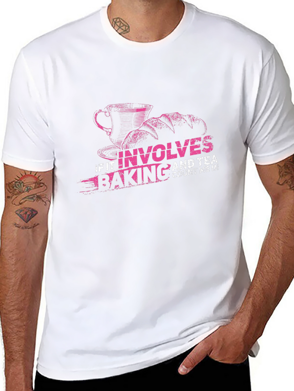 Baking and Tea T-Shirt: Count Me In!