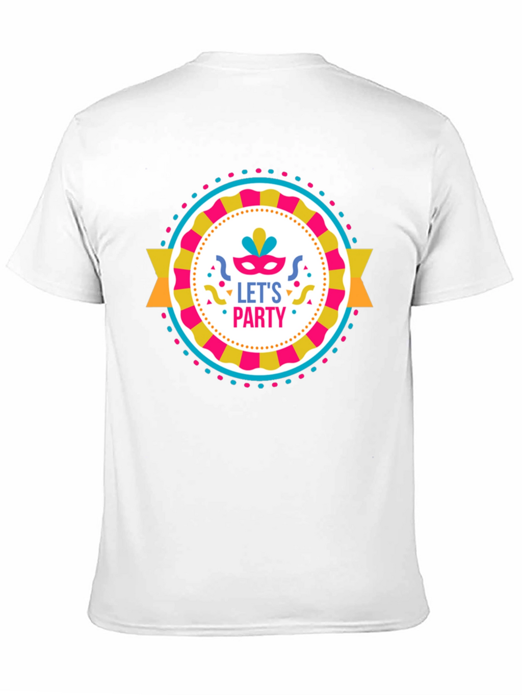 Lets Party Graphic Tee - Black Cotton T-Shirt