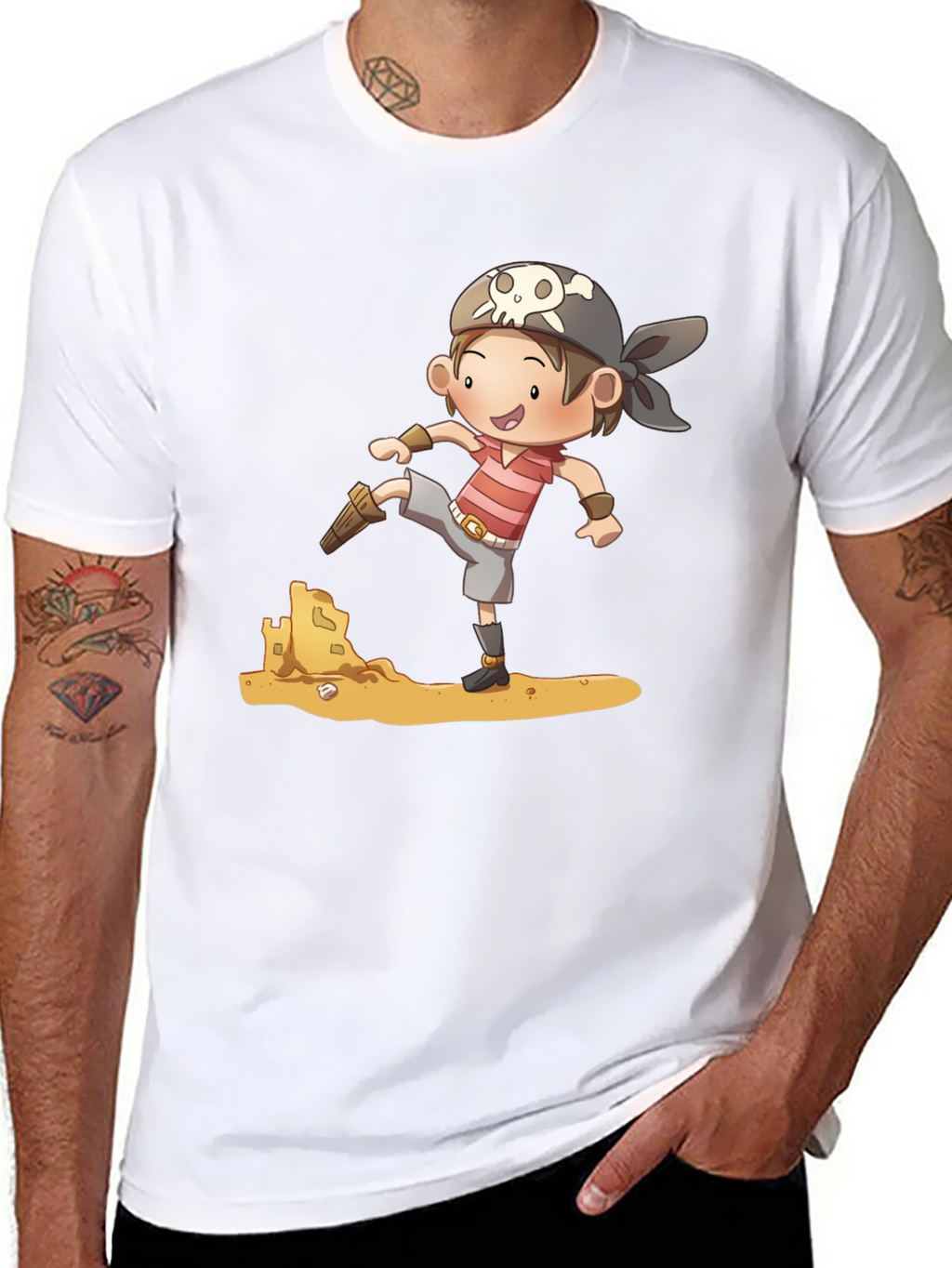Pirate Boy Sandcastle T-Shirt