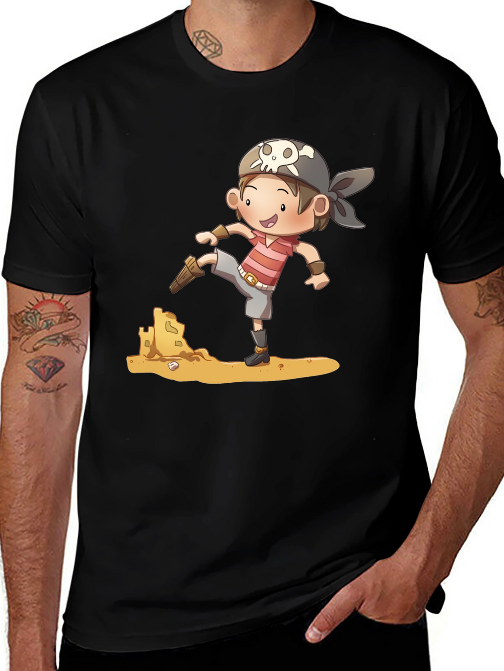 Pirate Boy Sandcastle T-Shirt