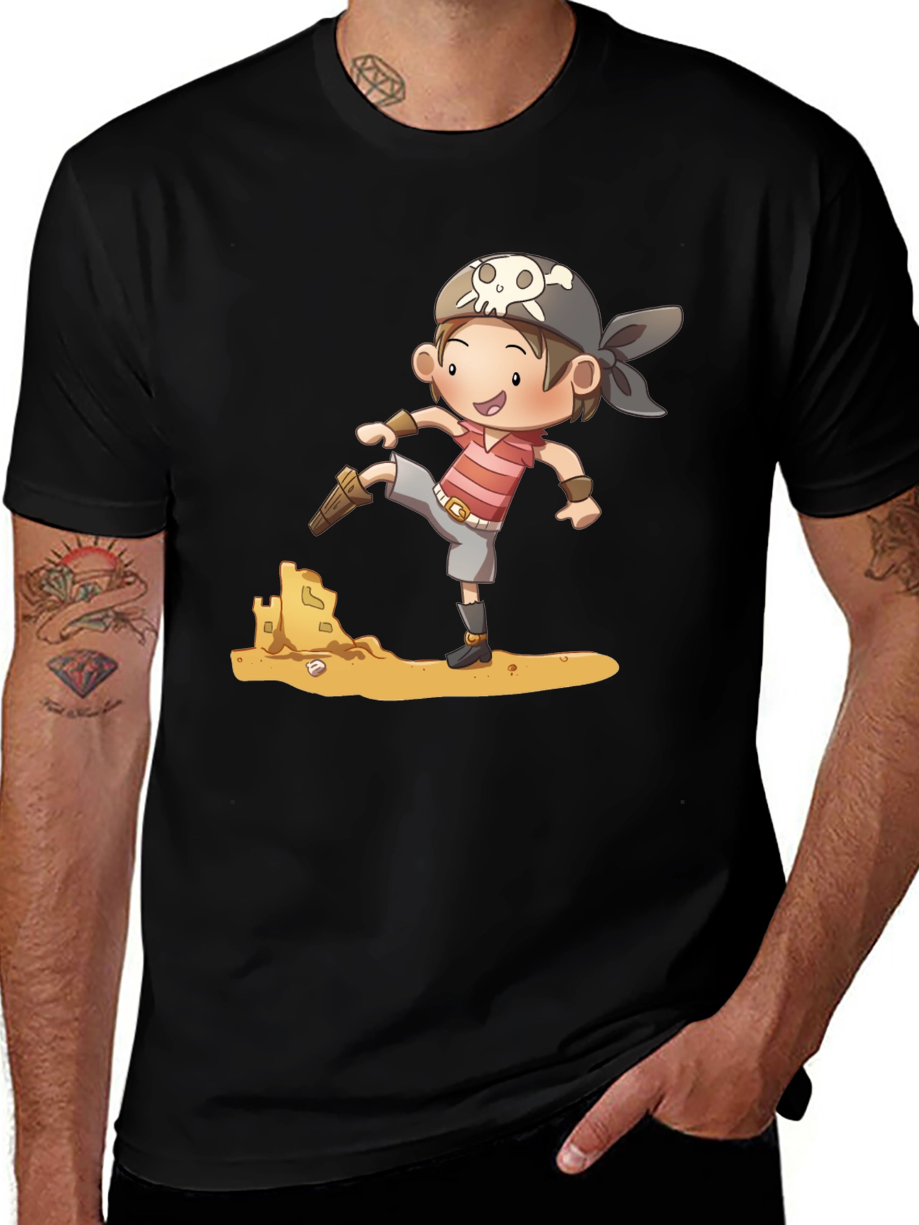 Pirate Boy Sandcastle T-Shirt